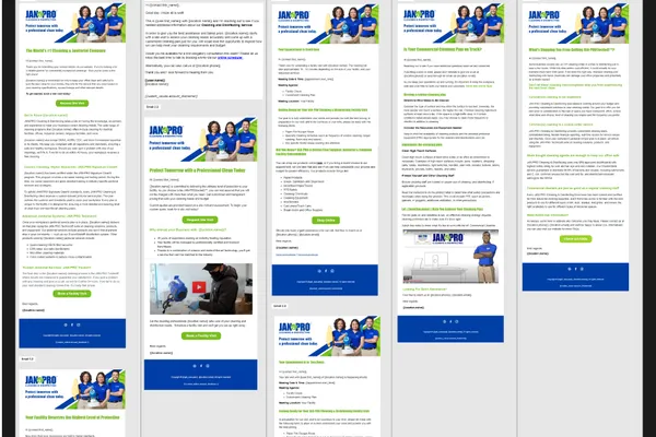Initial Contact Sequence - email campaign structure