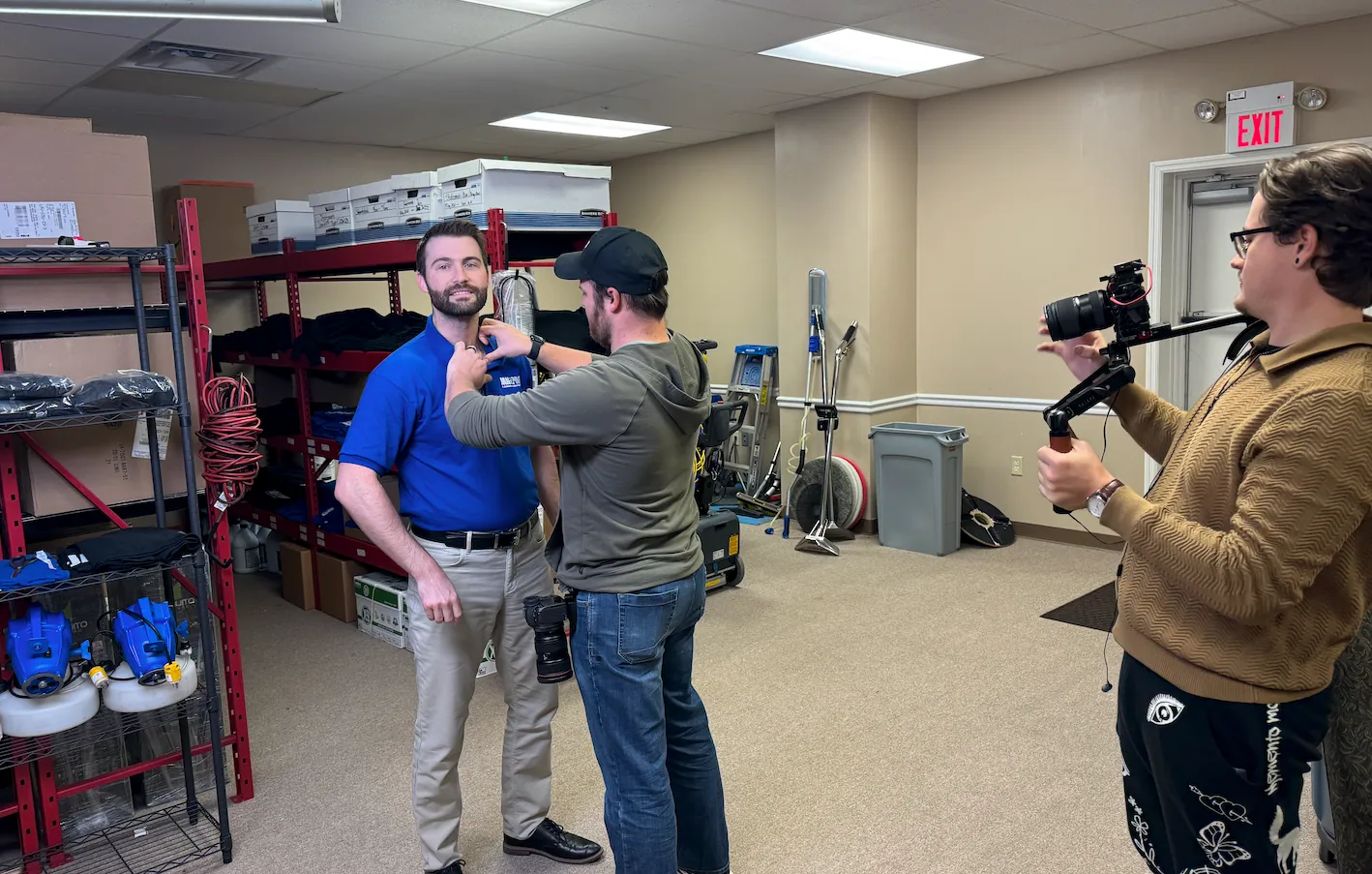 Filming with Dan in Nashville