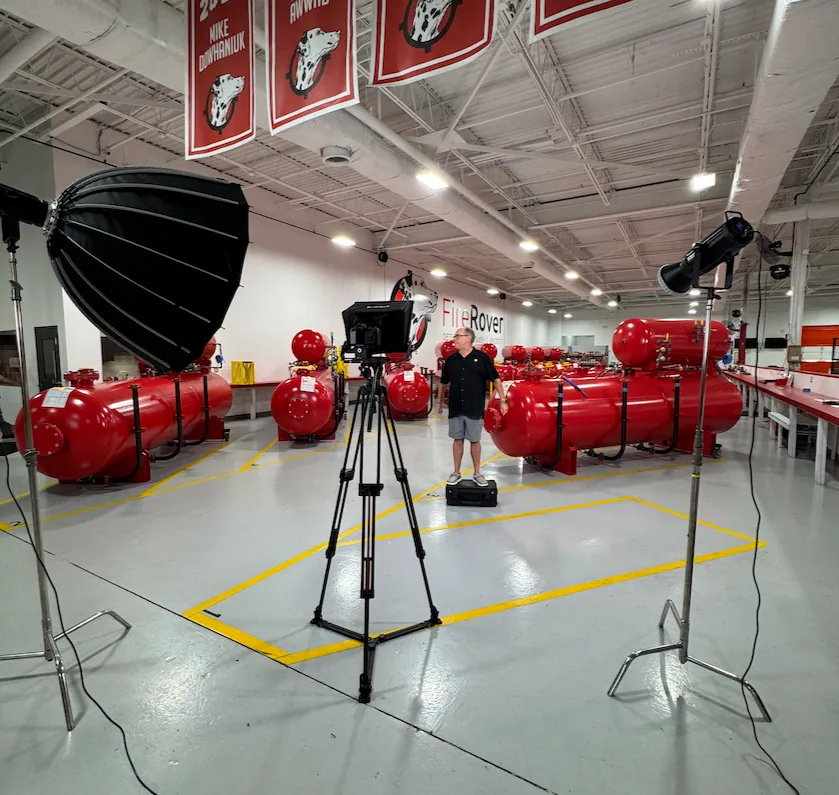 Product shoot for Fire Rover